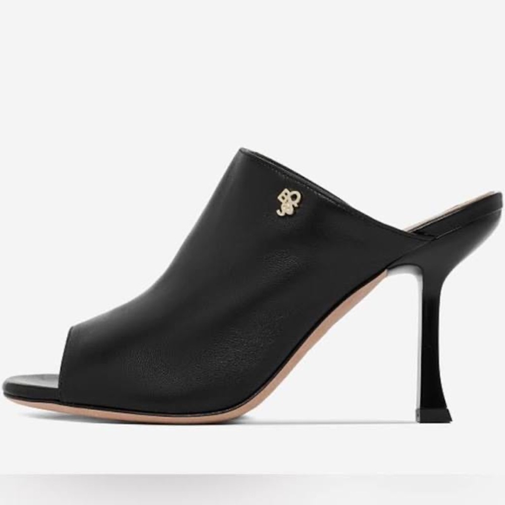 Boss Open Toe Leather Mules